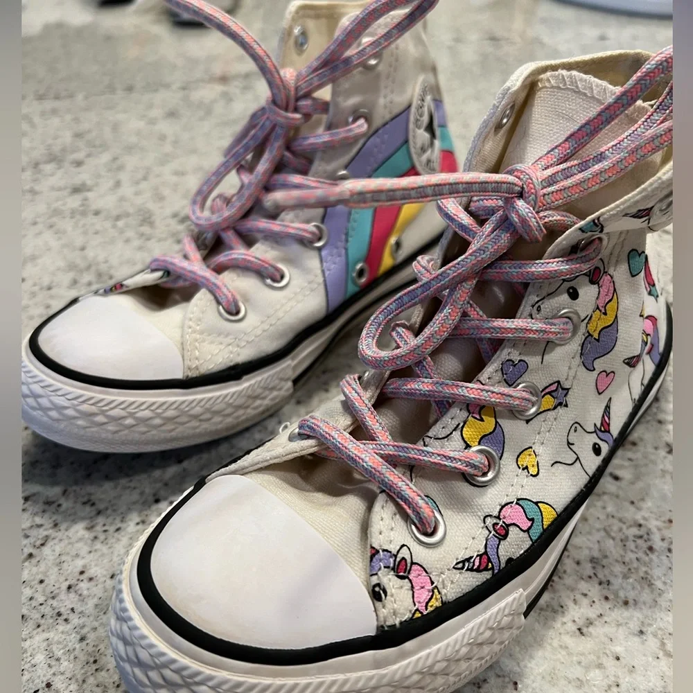 Unicorn Rainbow Converse Size 13